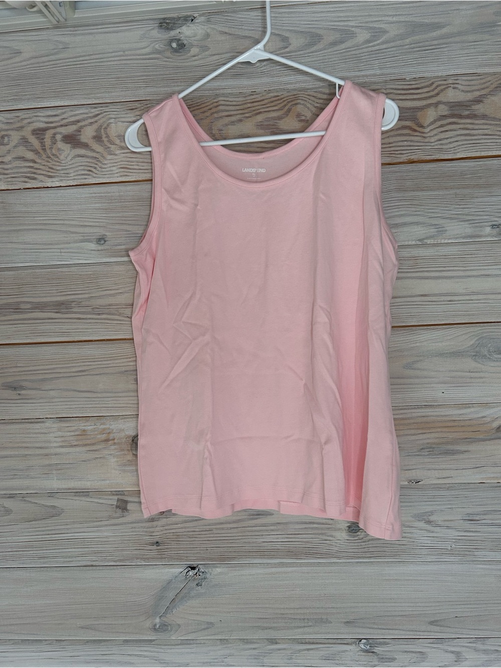 NEVER WORN Lands' End Pink Sleeveless Tank Top Size XL